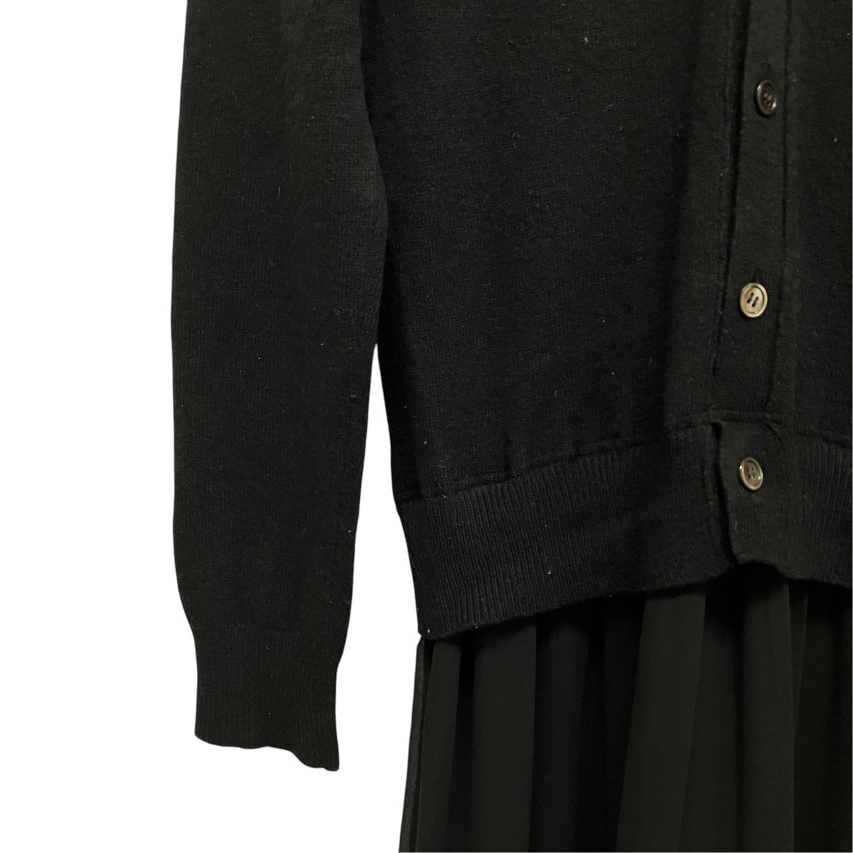ROBE DE CHAMBRE COMME DES GARCONS 02SSニットカーディガンドッキングワンピースRG-O010 古着・中古-5枚目のアイテム画像