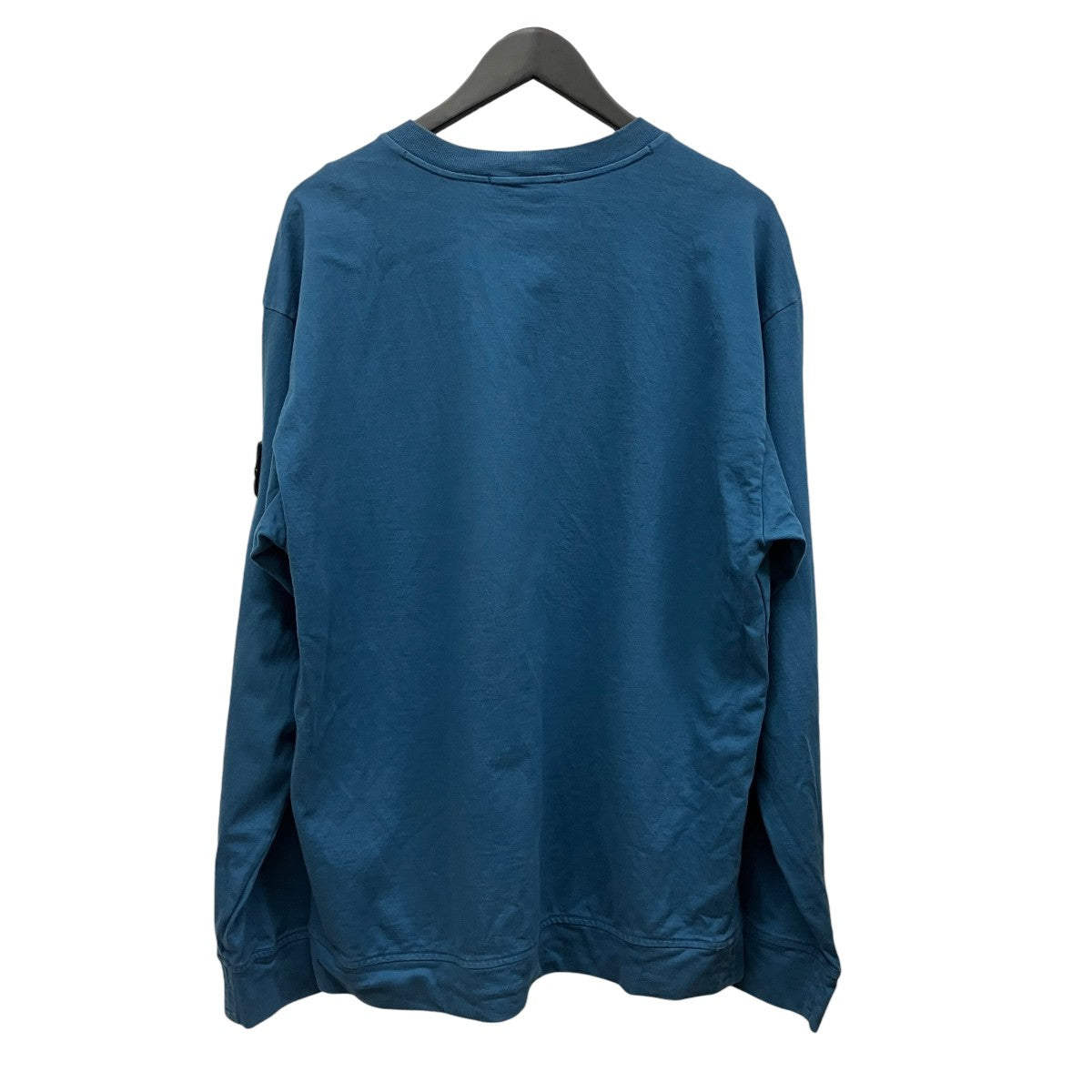 STONE ISLAND HEAVY COTTON JERSEY GARMENT DYEDパッチ付きロングスリーブスウェット811563750 古着・中古-2枚目のアイテム画像