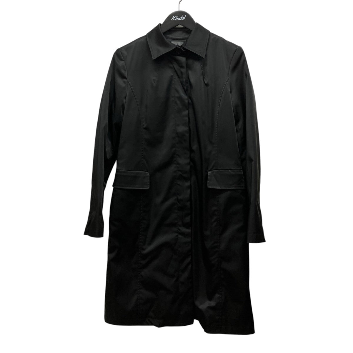 Calvin Klein ベルテッドナイロンステンカラーコート438502 古着・中古-1枚目のアイテム画像
