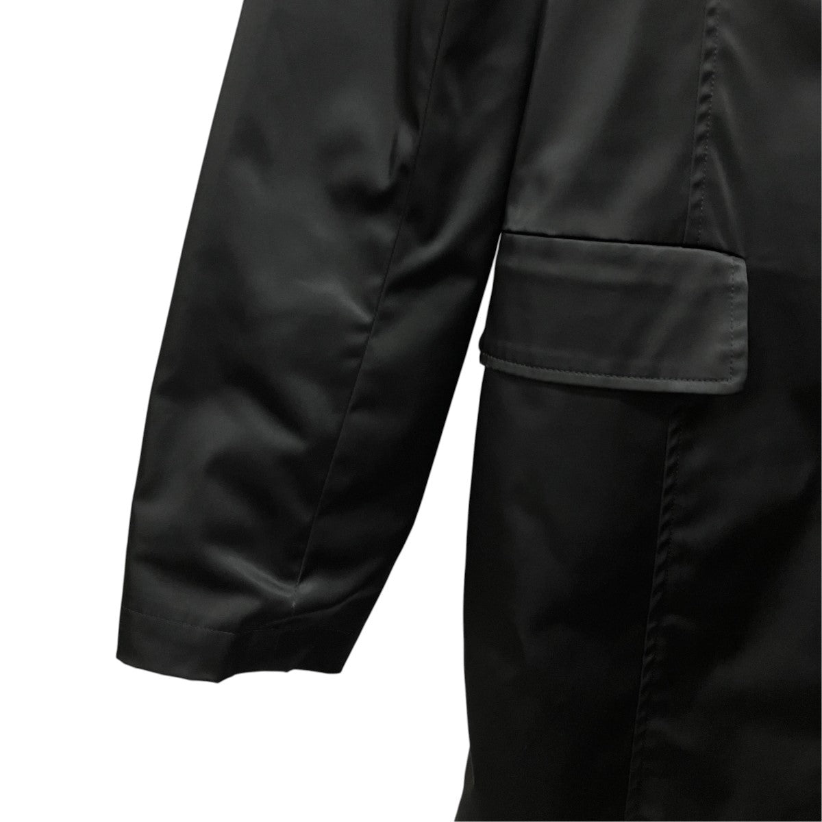 Calvin Klein ベルテッドナイロンステンカラーコート438502 古着・中古-6枚目のアイテム画像