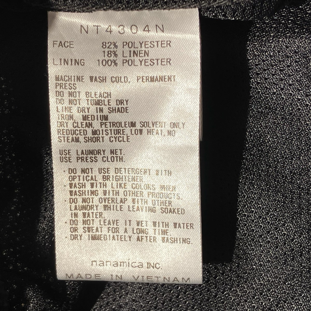 Polyester Linen Field ShortsイージーハーフパンツNT4304N