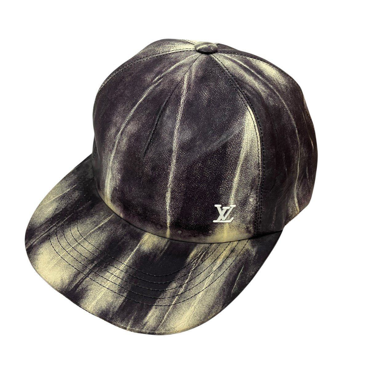 LOUIS VUITTON タイダイLVロゴキャップ 古着・中古-1枚目のアイテム画像