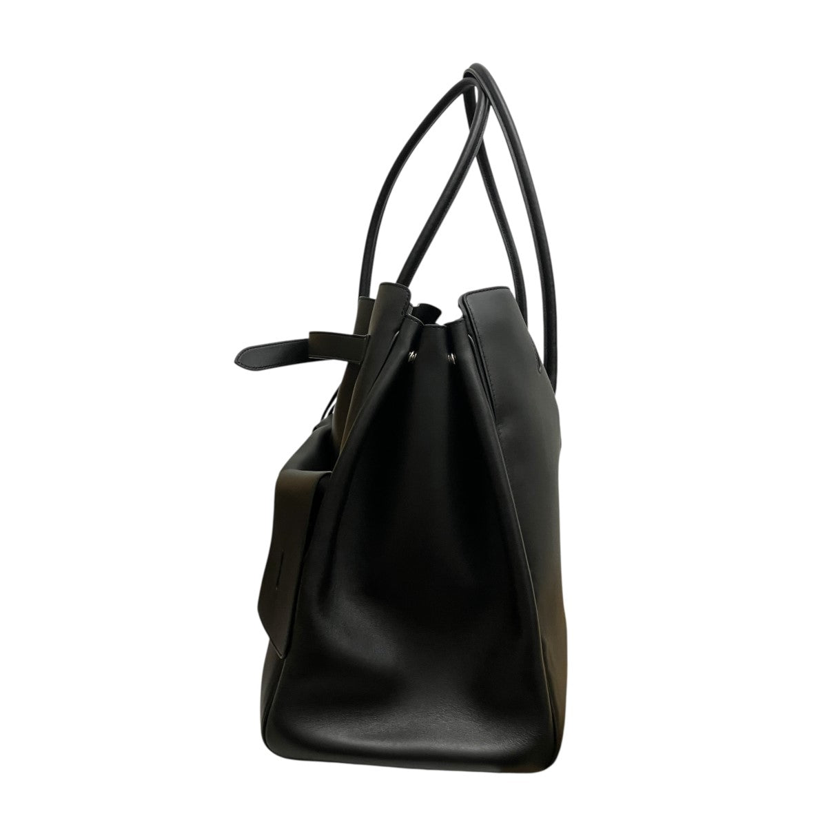 BALENCIAGA 製造番号なしベルエアーエクストララージレザーキャリーバッグ805480 Bel Air XL Leather Carry Bag 古着・中古-3枚目のアイテム画像