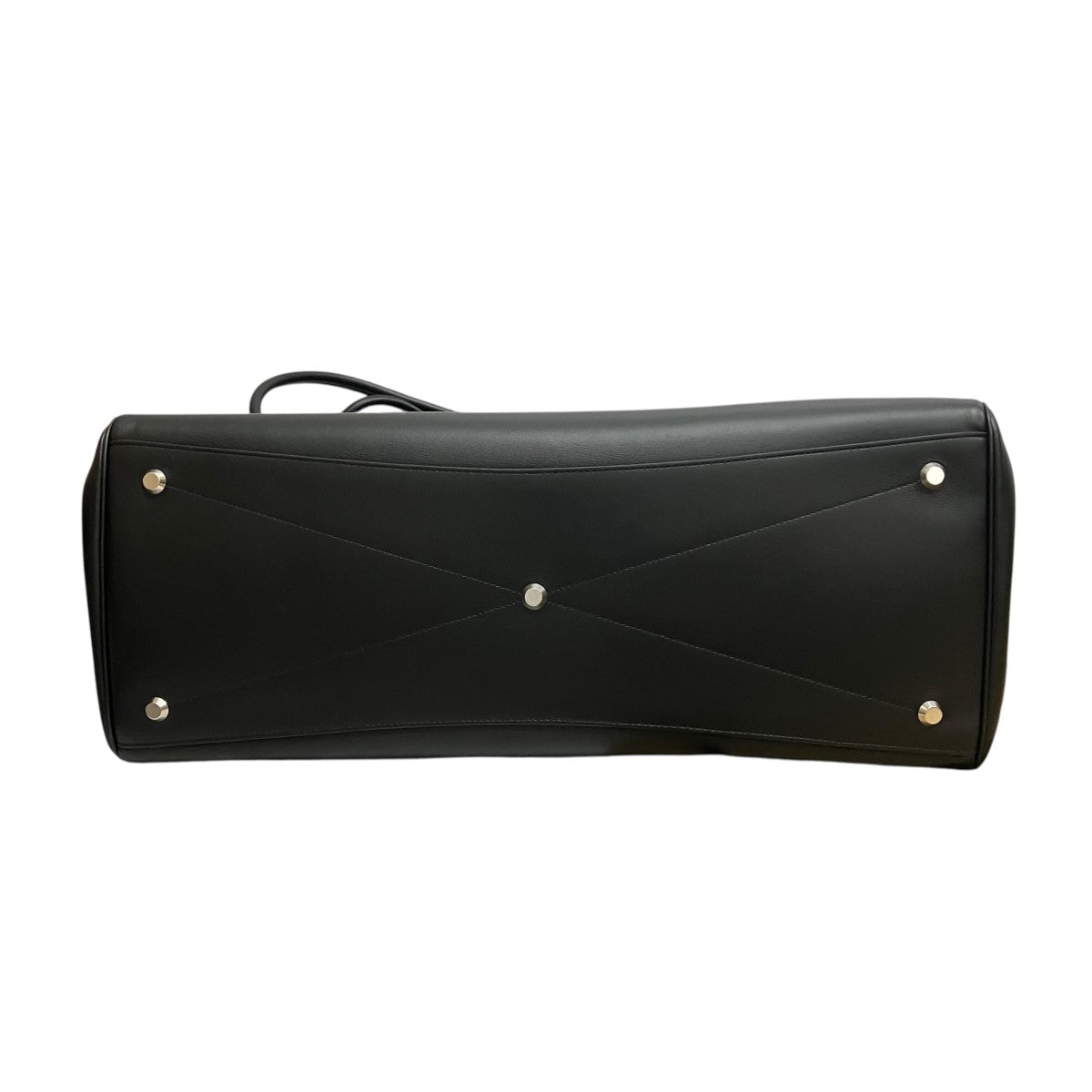 BALENCIAGA 製造番号なしベルエアーエクストララージレザーキャリーバッグ805480 Bel Air XL Leather Carry Bag 古着・中古-4枚目のアイテム画像