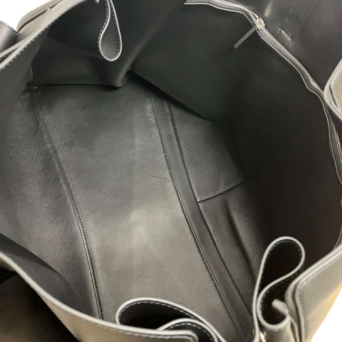 BALENCIAGA 製造番号なしベルエアーエクストララージレザーキャリーバッグ805480 Bel Air XL Leather Carry Bag 古着・中古-5枚目のアイテム画像