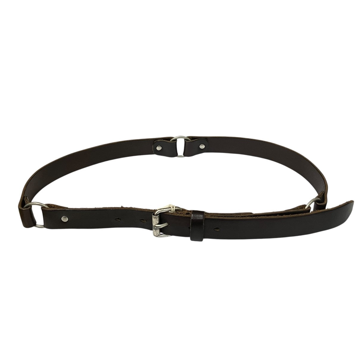 OUR LEGACY 2．5CM RING BELTレザーベルト 古着・中古-1枚目のアイテム画像