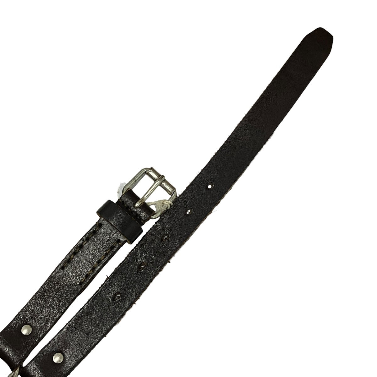 小物 OUR LEGACY 2.5 CM RING BELT 100 OUR LEGACY(アワーレガシー) 2．5CM RING BELTレザーベルト ブラウン