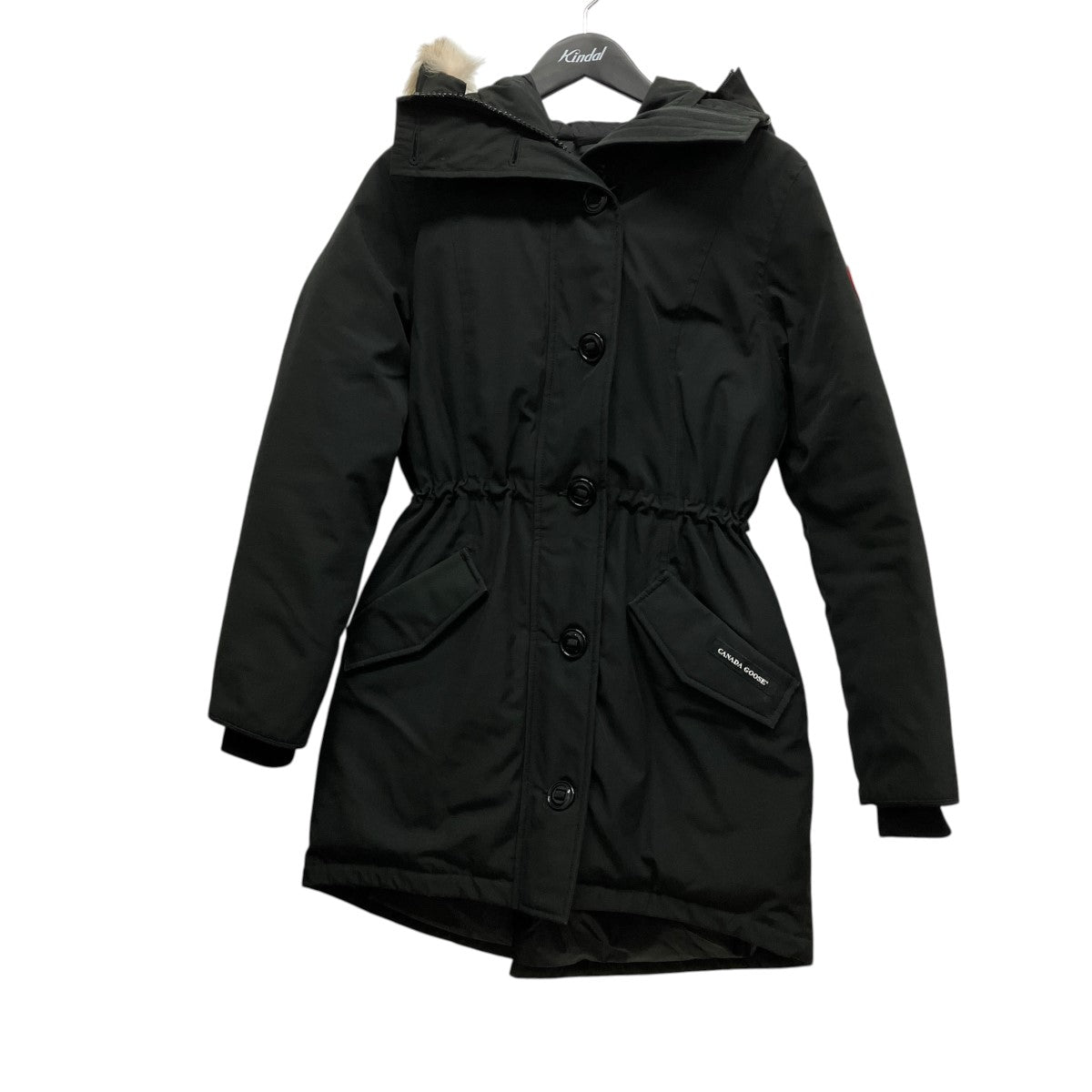 CANADA GOOSE ファーフーデッドダウンジャケット2580LA ROSSCLAIR PARKA FF 古着・中古-1枚目のアイテム画像
