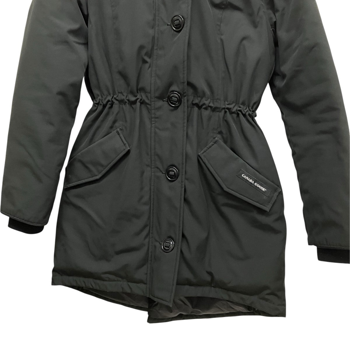 CANADA GOOSE ファーフーデッドダウンジャケット2580LA ROSSCLAIR PARKA FF 古着・中古-4枚目のアイテム画像