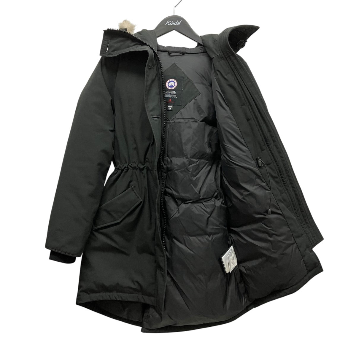 CANADA GOOSE ファーフーデッドダウンジャケット2580LA ROSSCLAIR PARKA FF 古着・中古-5枚目のアイテム画像