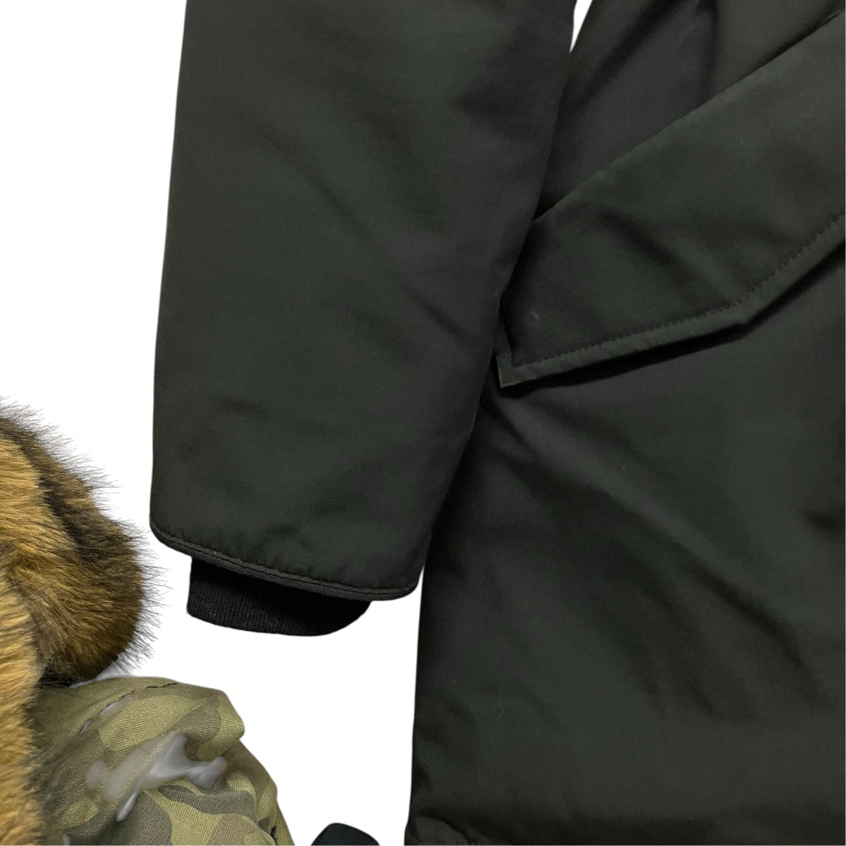 CANADA GOOSE ファーフーデッドダウンジャケット2580LA ROSSCLAIR PARKA FF 古着・中古-6枚目のアイテム画像