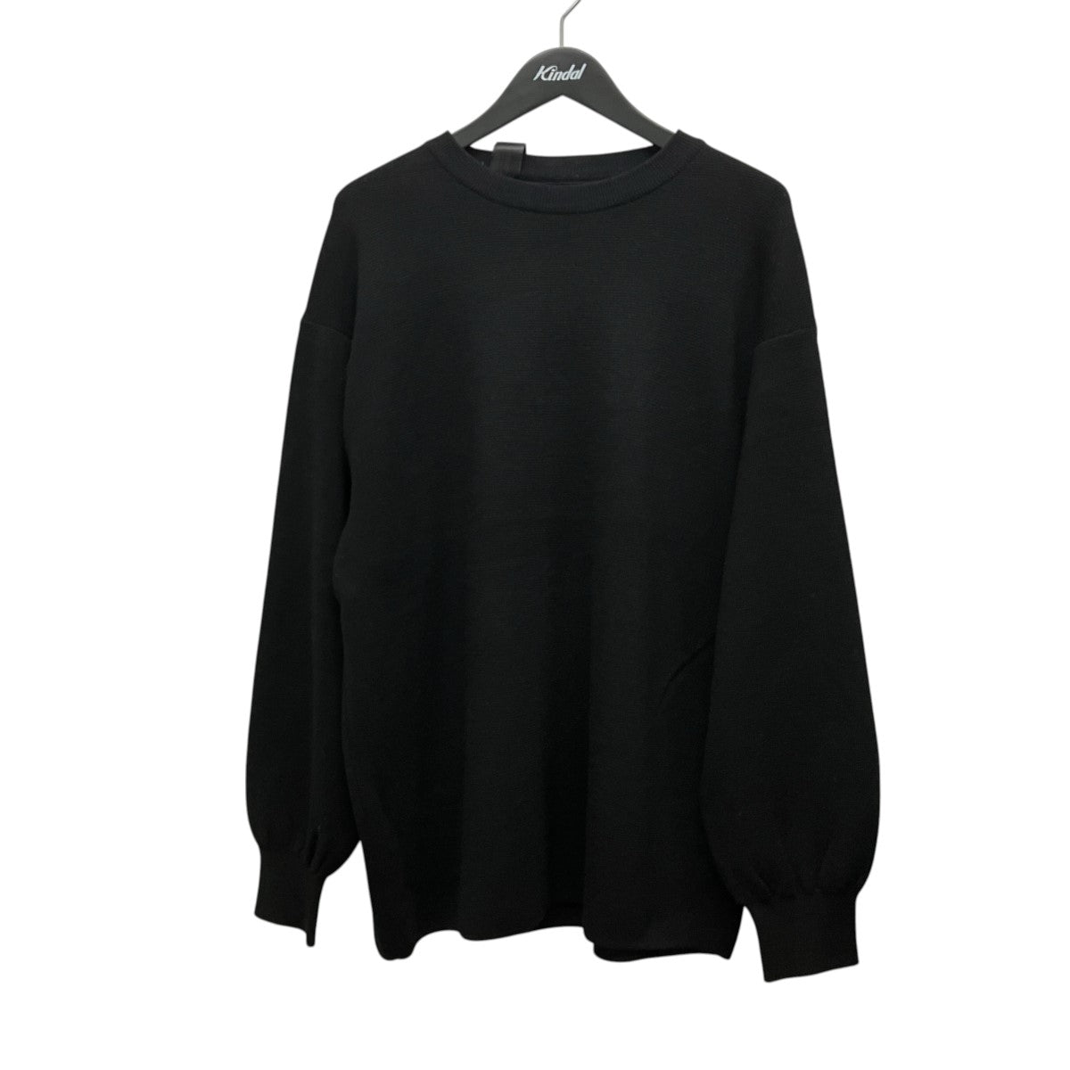 N．HOOLYWOOD 25AWCREWNECK KNIT CHACOALクルーネックニット2252-KT05-042 古着・中古-1枚目のアイテム画像