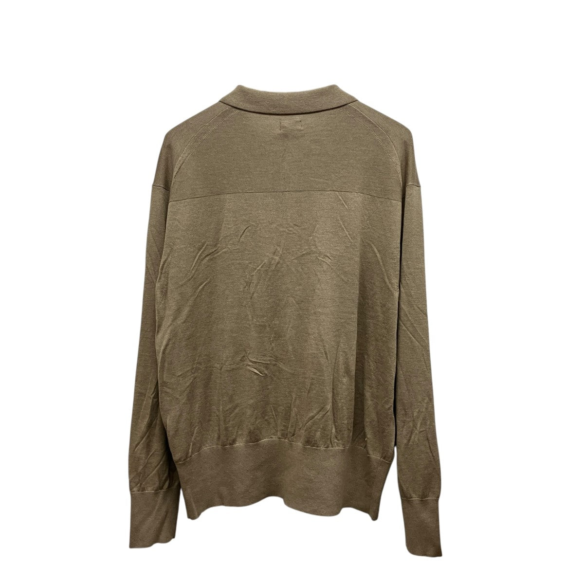 YOKE 26SSSilk Cashmere Knit Shirtシルクカシミヤ襟付きニットカーディガンYK26SS01239S 古着・中古-2枚目のアイテム画像