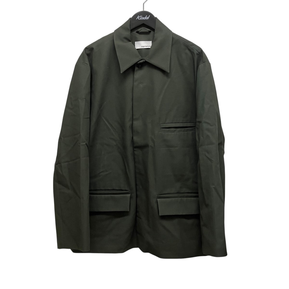 SAGE NATION JET BLAZERシリコン加工コットンツイルブレザー 古着・中古-1枚目のアイテム画像