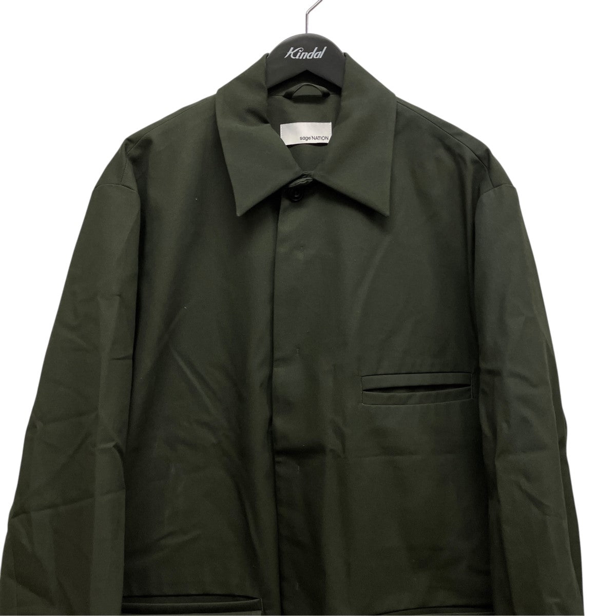 SAGE NATION JET BLAZERシリコン加工コットンツイルブレザー 古着・中古-3枚目のアイテム画像