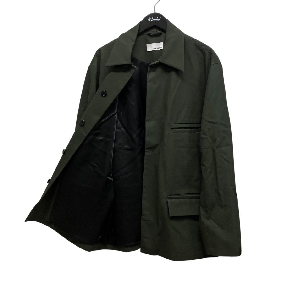 SAGE NATION JET BLAZERシリコン加工コットンツイルブレザー 古着・中古-5枚目のアイテム画像