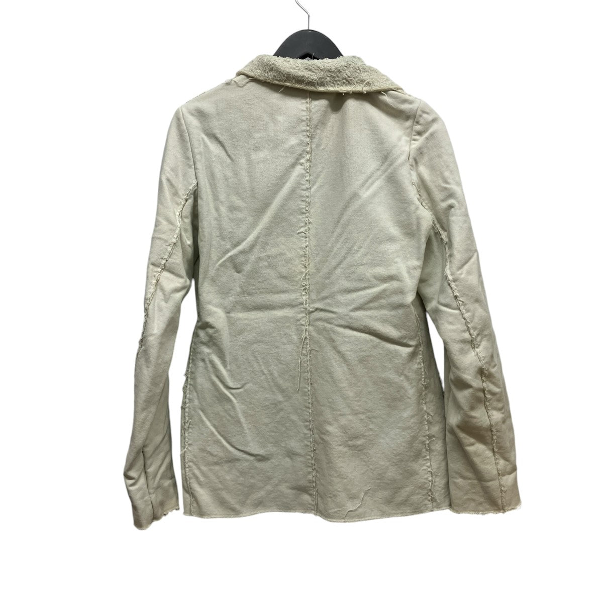 Maison Martin Margiela 6 裏ボアダメージ加工4ポケットジップアップジャケット532K0760957 古着・中古-2枚目のアイテム画像