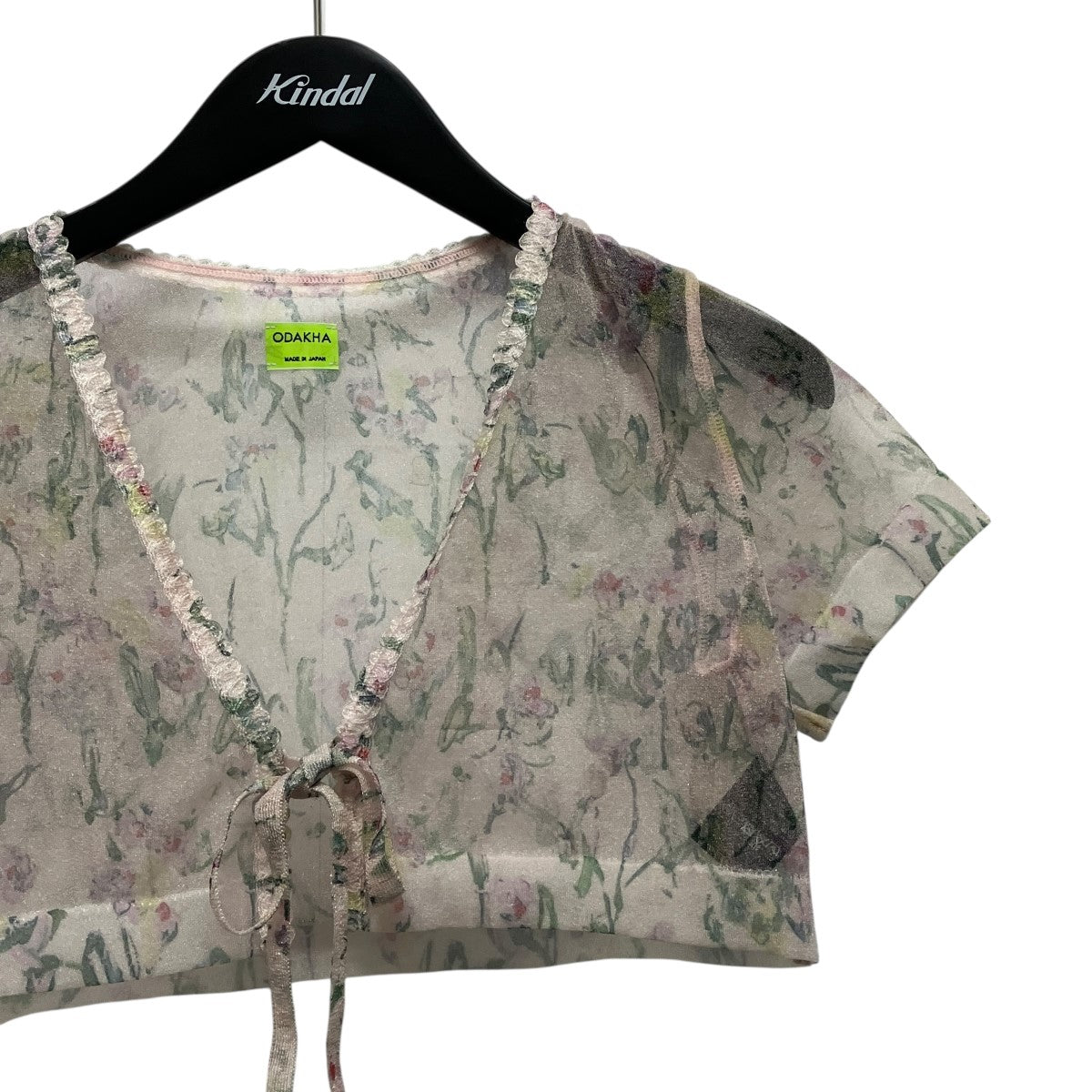 25SSSUGAR PRINT KNIT C D半袖花柄カーディガンOH25SS-KN04