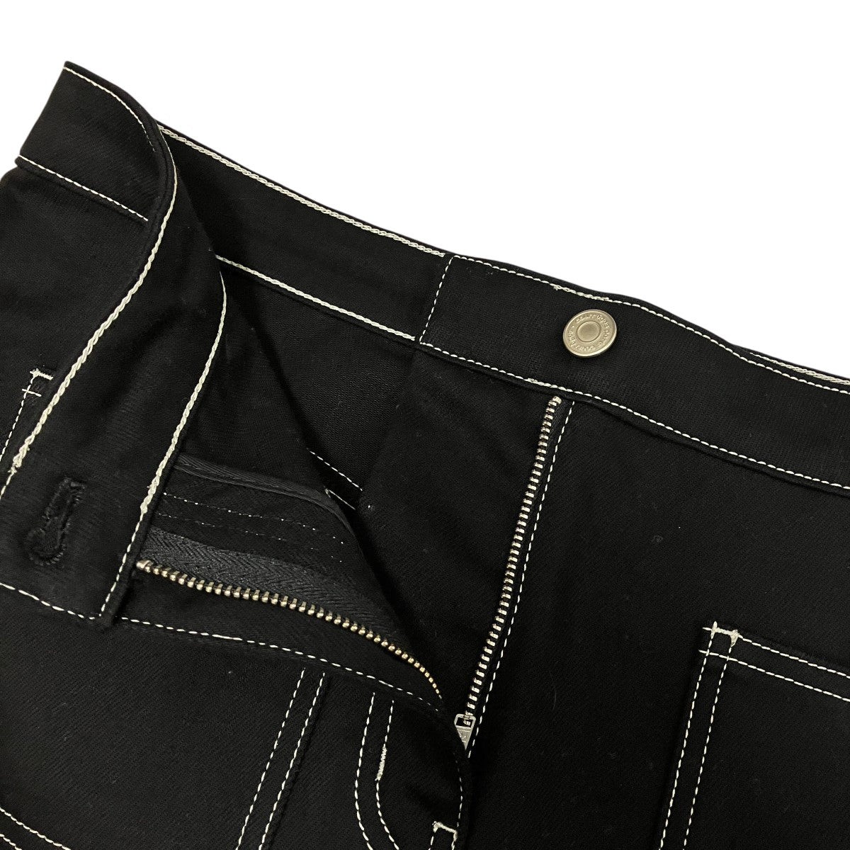 2-POKET-DENIMステッチデザインデニムミニスカート324DJU191DE0020