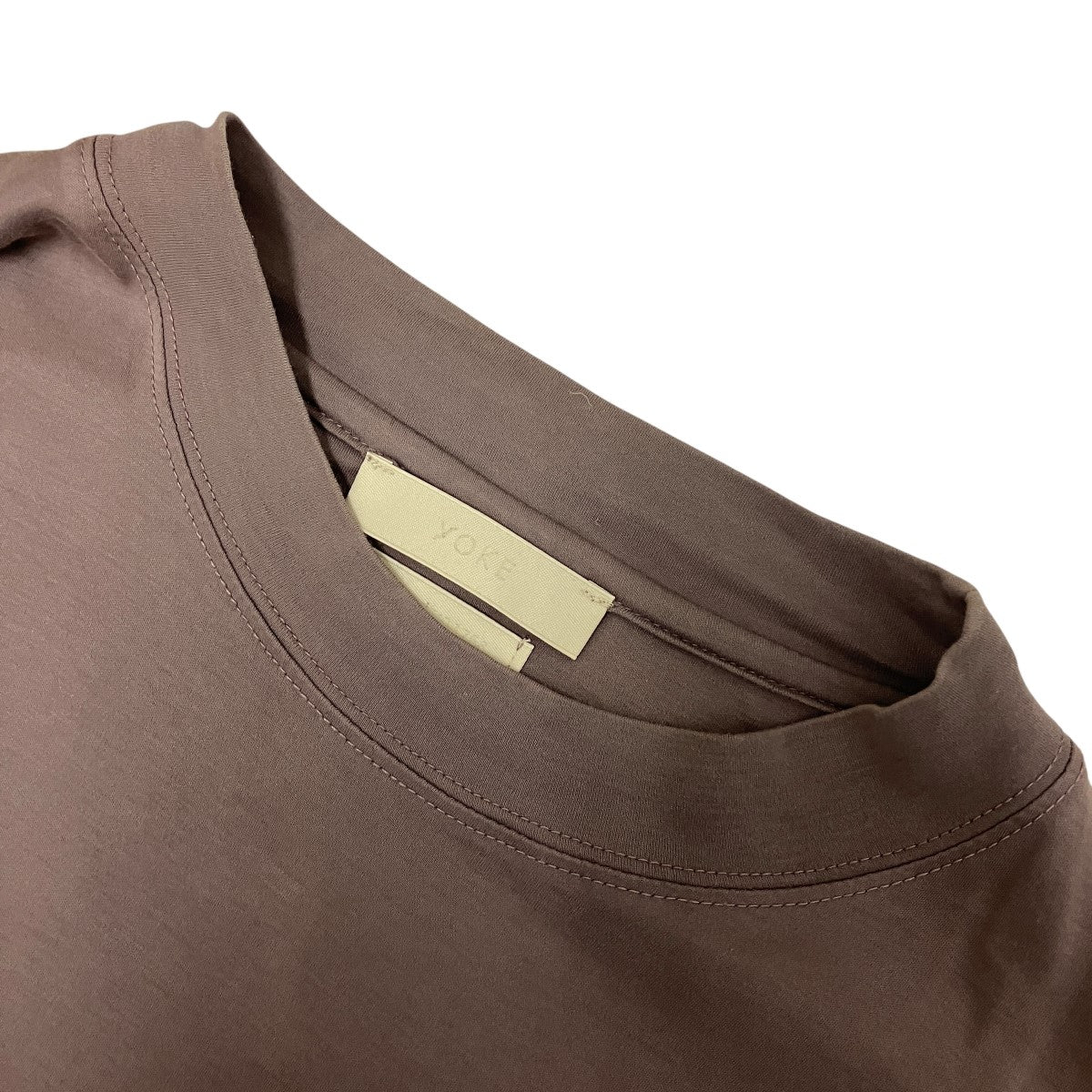 22SSDROP SHOULDER HALF SLEEVE T-SHIRTコットン半袖TシャツYK22SS0343CS