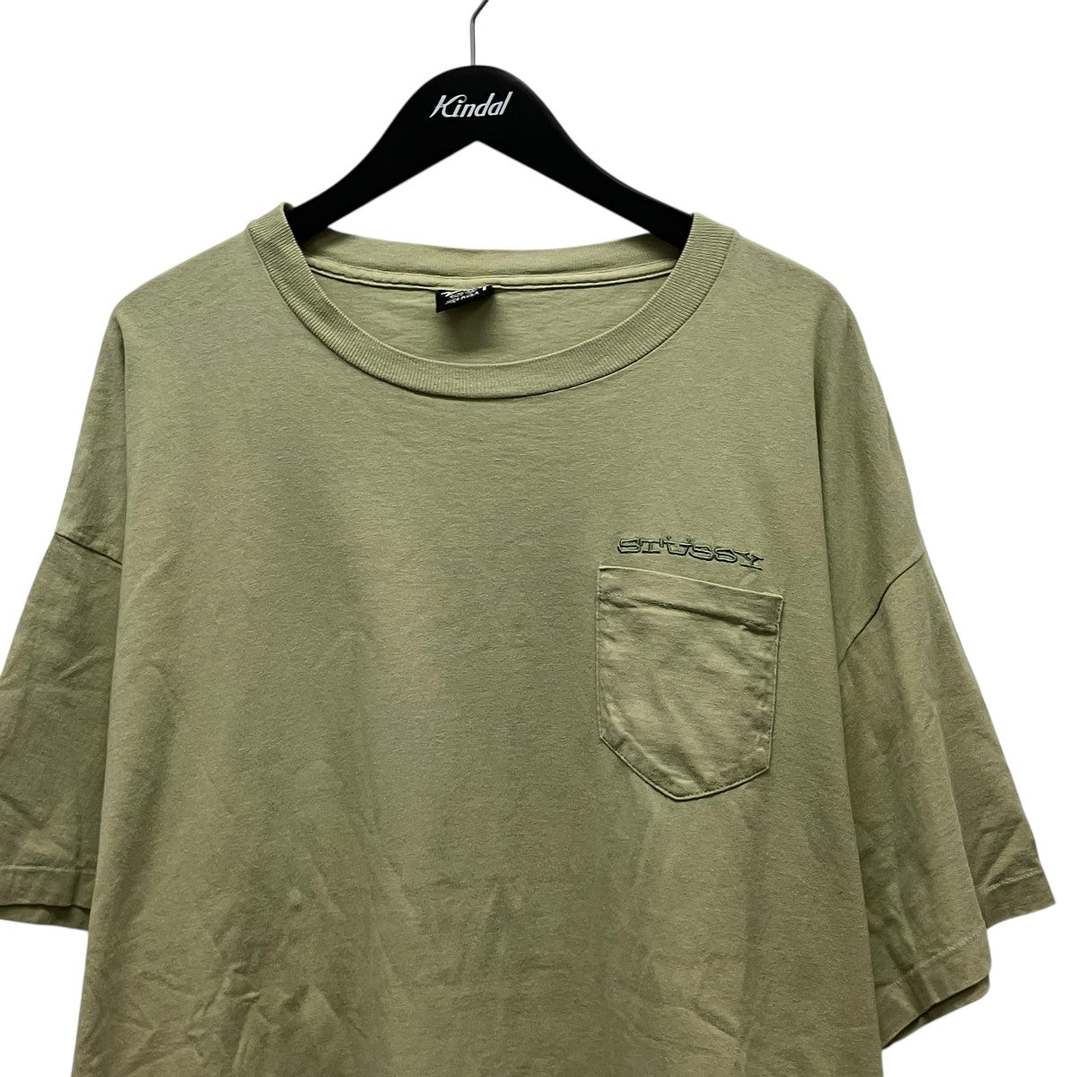 80s 黒タグロゴ刺しゅうポケットTシャツ