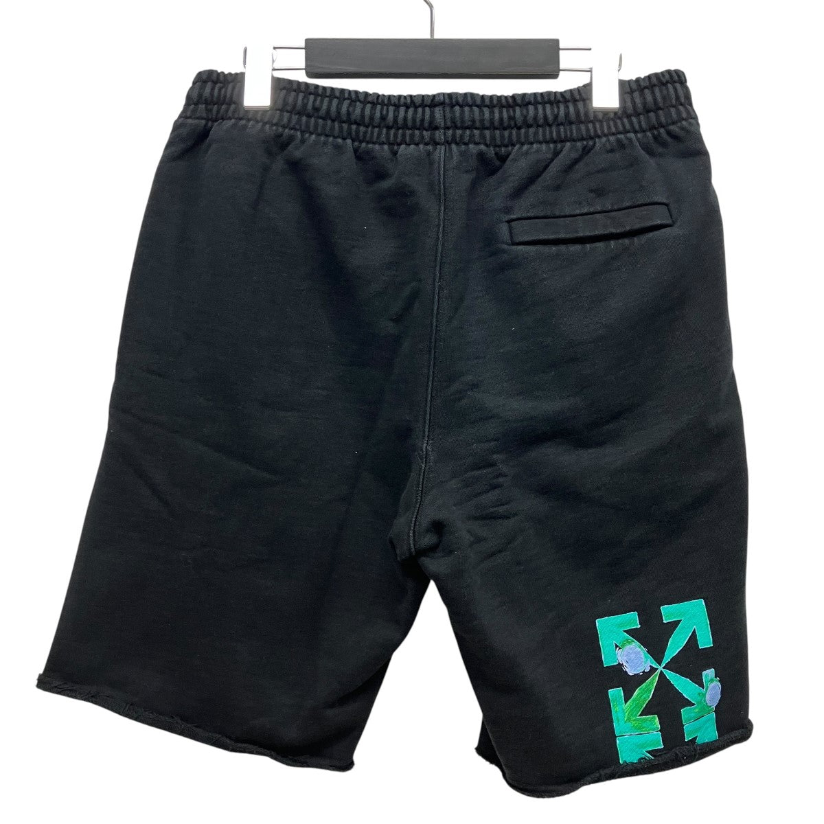 OFFWHITE ロゴスウェットハーフパンツOMCI006F21FLE006 古着・中古-2枚目のアイテム画像