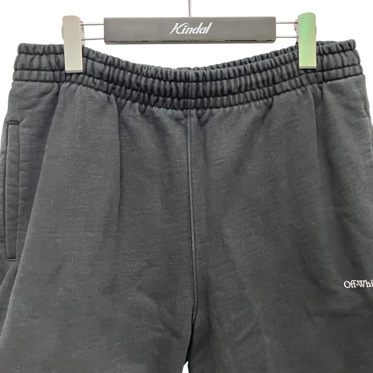 OFFWHITE ロゴスウェットハーフパンツOMCI006F21FLE006 古着・中古-3枚目のアイテム画像