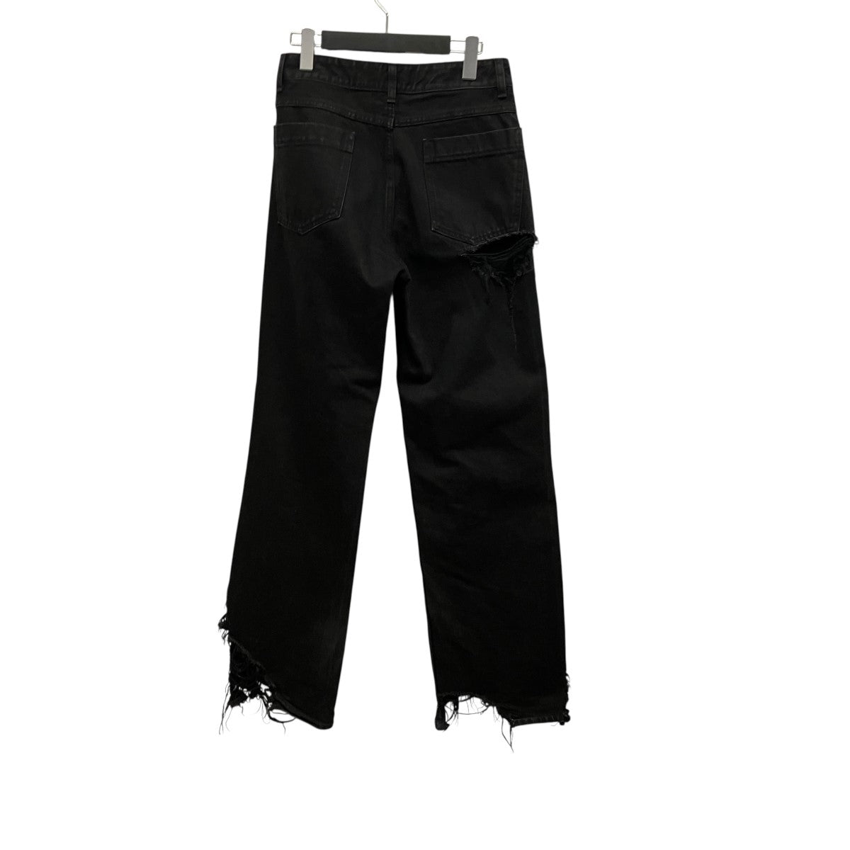24AWRIPPED JEANSダメージ加工デニムパンツKS2402068