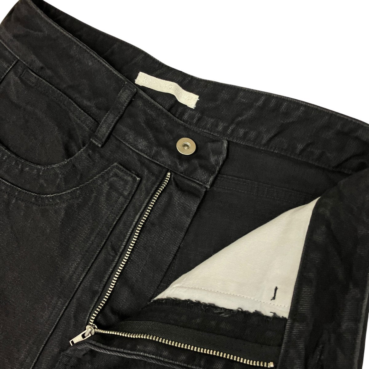 24AWRIPPED JEANSダメージ加工デニムパンツKS2402068
