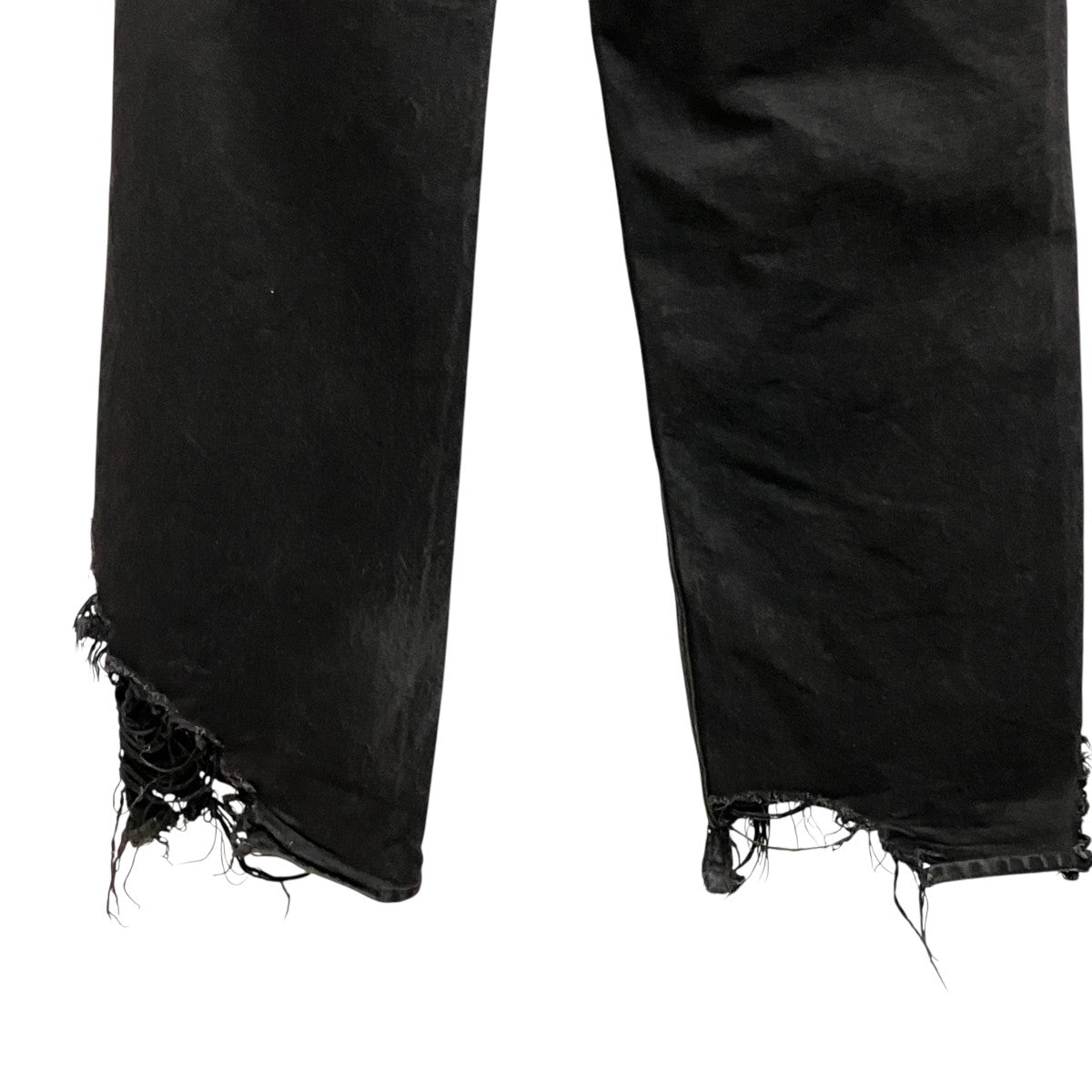 24AWRIPPED JEANSダメージ加工デニムパンツKS2402068