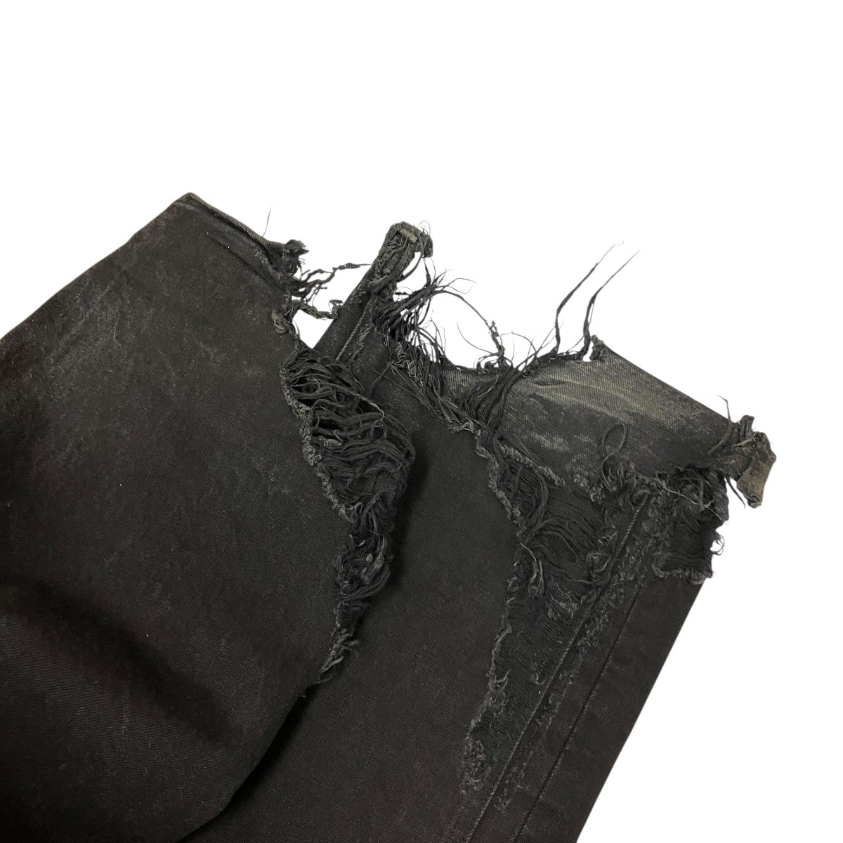 24AWRIPPED JEANSダメージ加工デニムパンツKS2402068