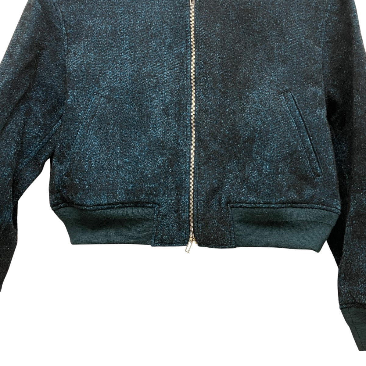 KANAKO SAKAI VELVET WOOL MA-1ラメニットブルゾンKS2502024 古着・中古-4枚目のアイテム画像