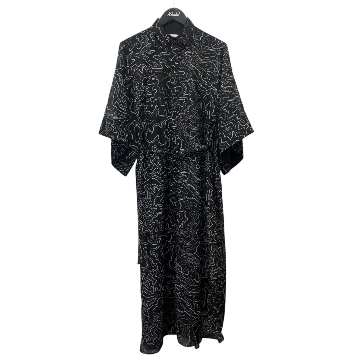 24SSCONTOUR LINE BELL-SLEEVE DRESSシャツワンピース241-16212 008