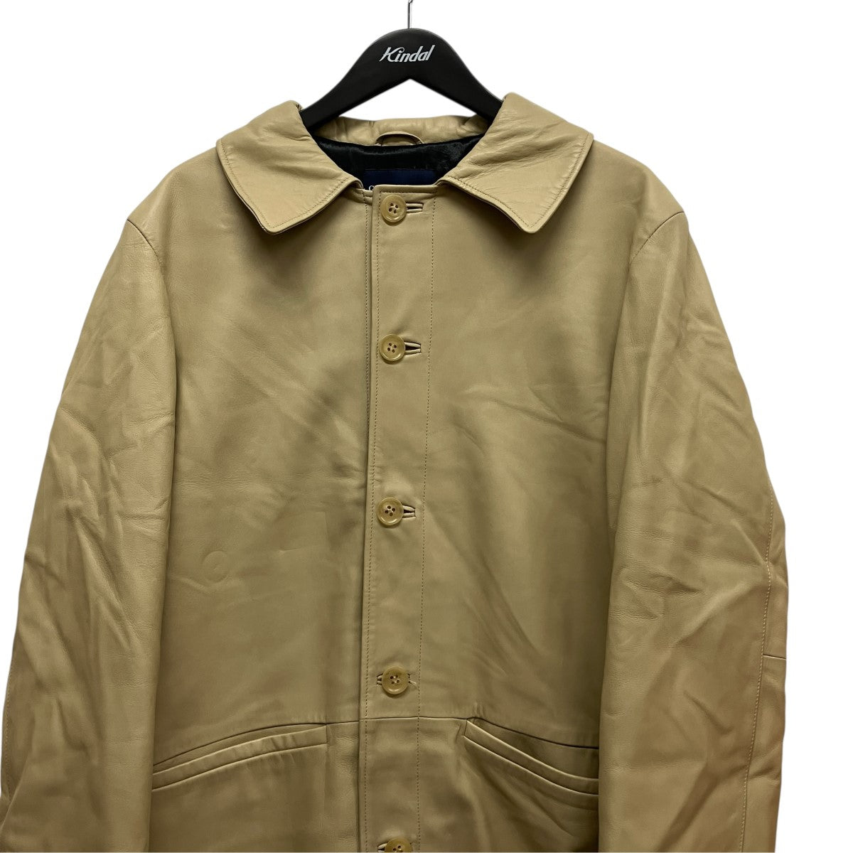 GIORGIO ARMANI オールレザーコート 古着・中古-3枚目のアイテム画像