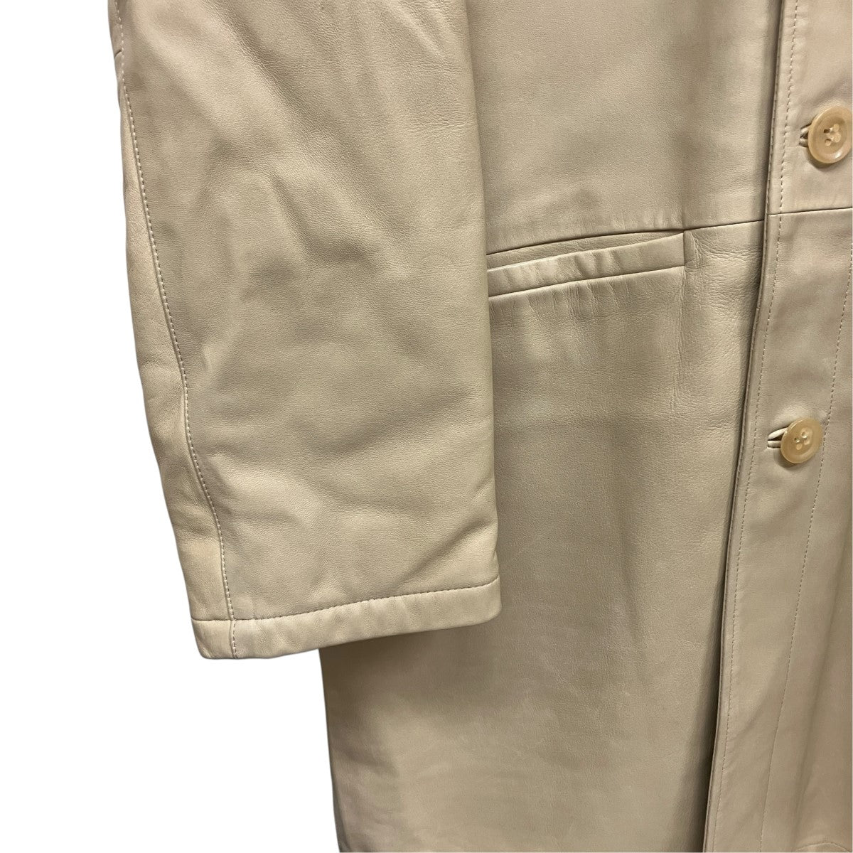 GIORGIO ARMANI オールレザーコート 古着・中古-6枚目のアイテム画像