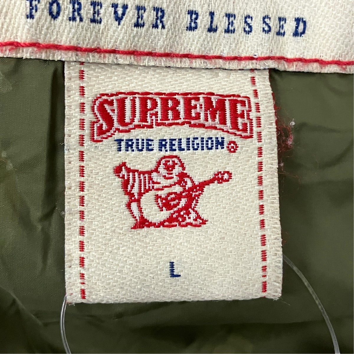 Supreme×TRUE RELIGION 25AWPuffer Jacketカモ柄ファーフーデットジップアップジャケット 古着・中古-7枚目のアイテム画像