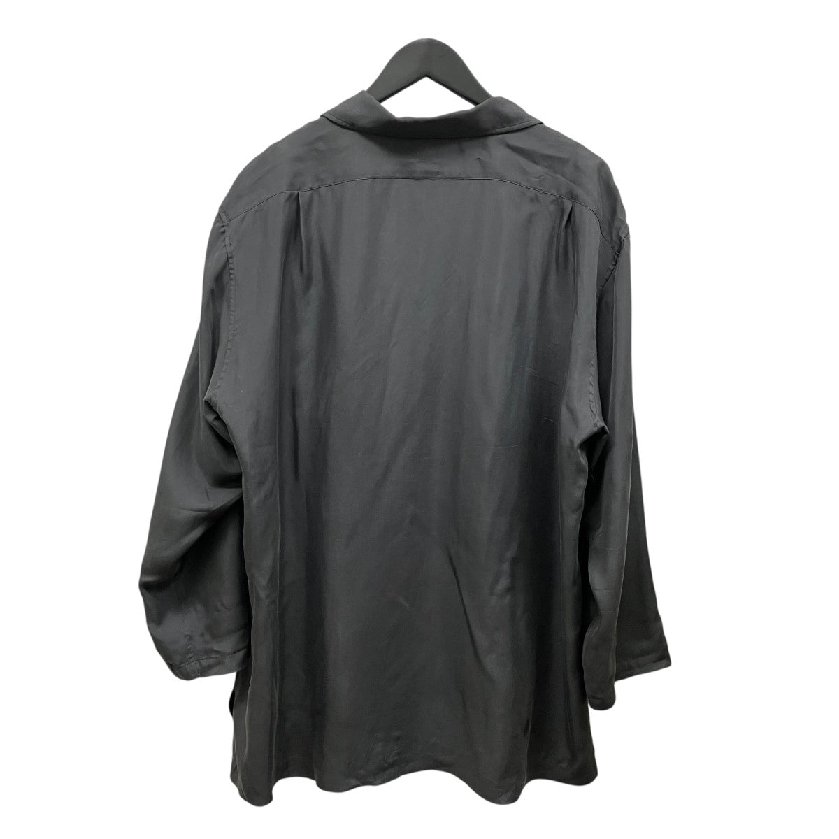 25SSWASHED SILK OPEN COLLAR SHIRTシルク長袖オープンカラーシャツTOH25SS-09