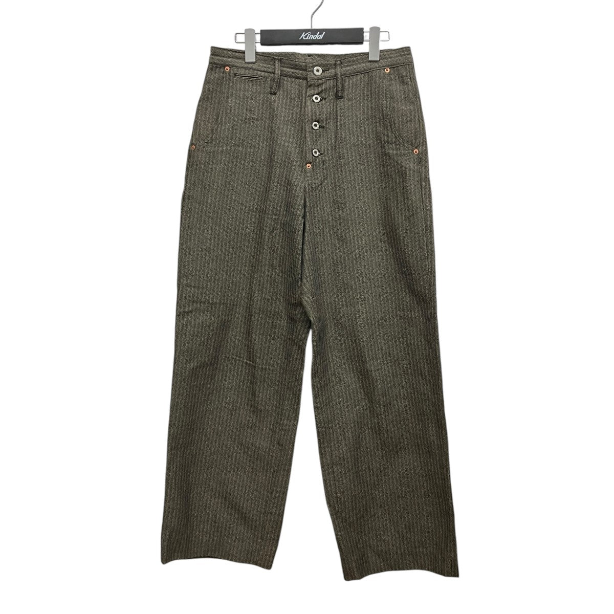 SUGARHILL 22AWHERRINGBONE WIDE TROUSERSワイドパンツ22AWPT13 古着・中古-1枚目のアイテム画像