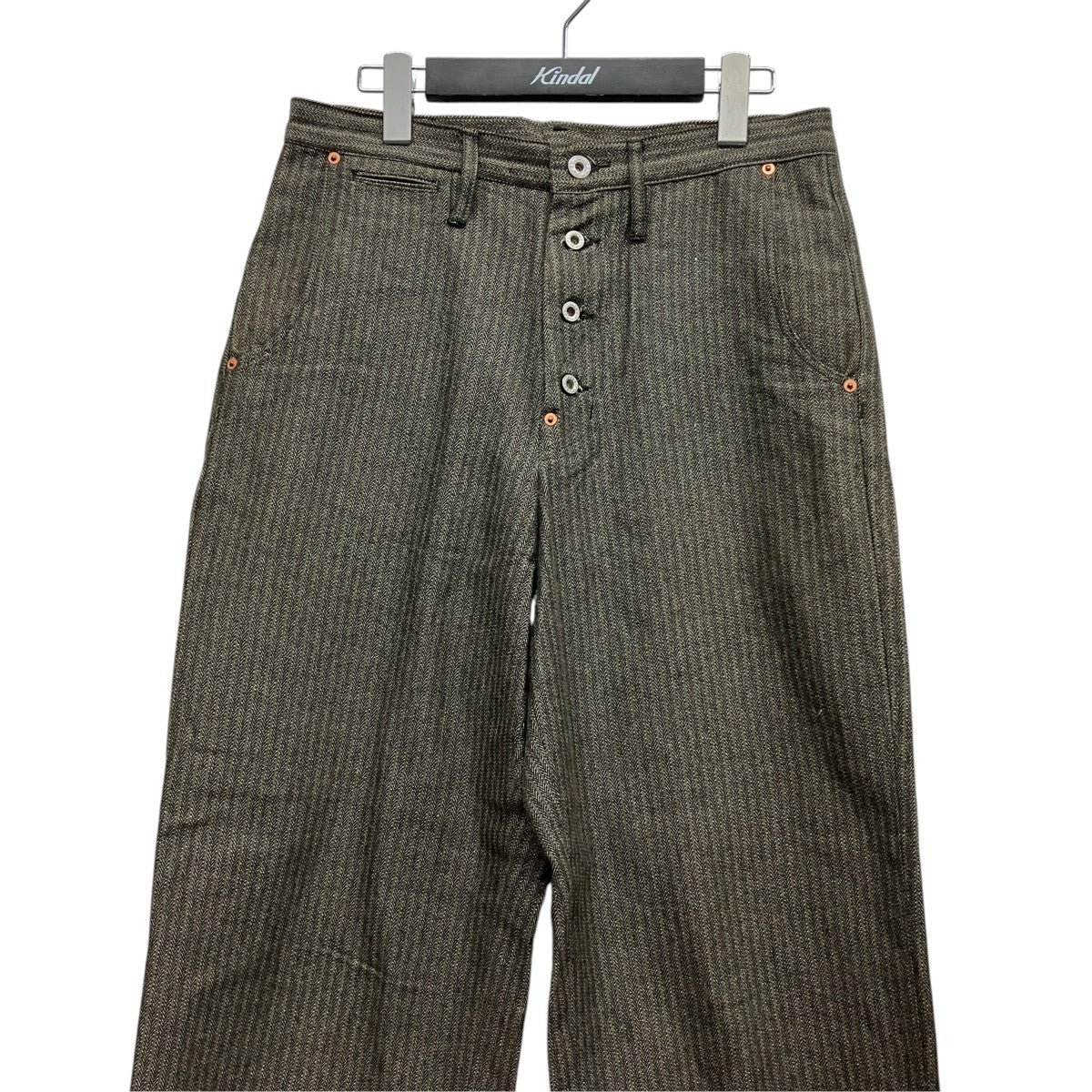 SUGARHILL 22AWHERRINGBONE WIDE TROUSERSワイドパンツ22AWPT13 古着・中古-3枚目のアイテム画像