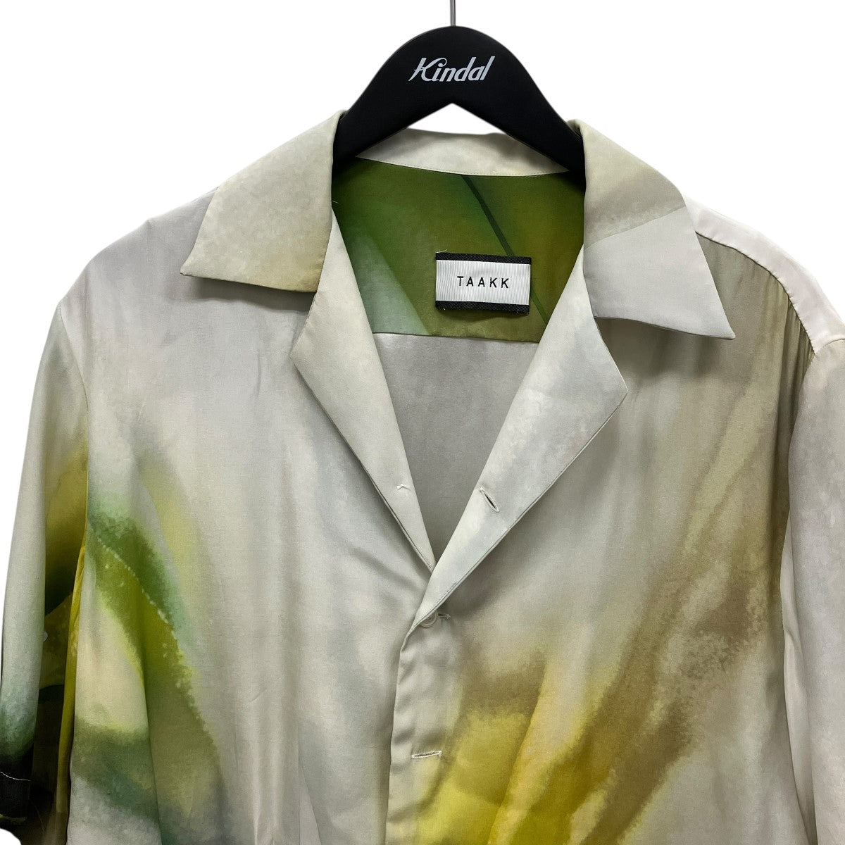 23SSSILK OPEN COLLAR SHIRTS総柄シルク半袖シャツTA23SS-SH035