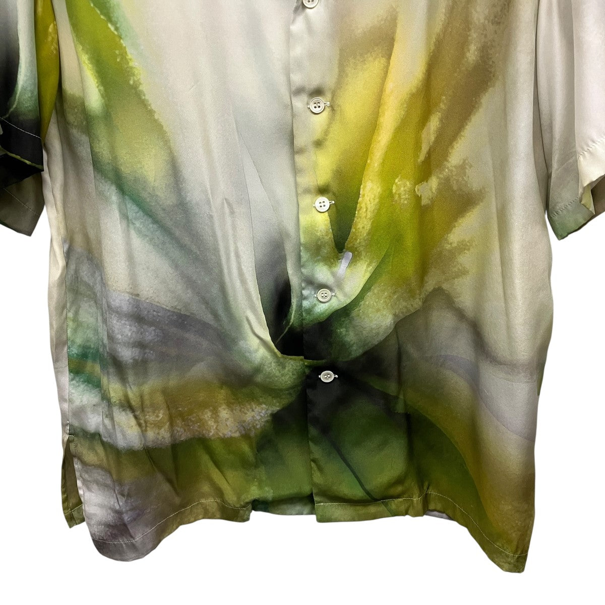 23SSSILK OPEN COLLAR SHIRTS総柄シルク半袖シャツTA23SS-SH035