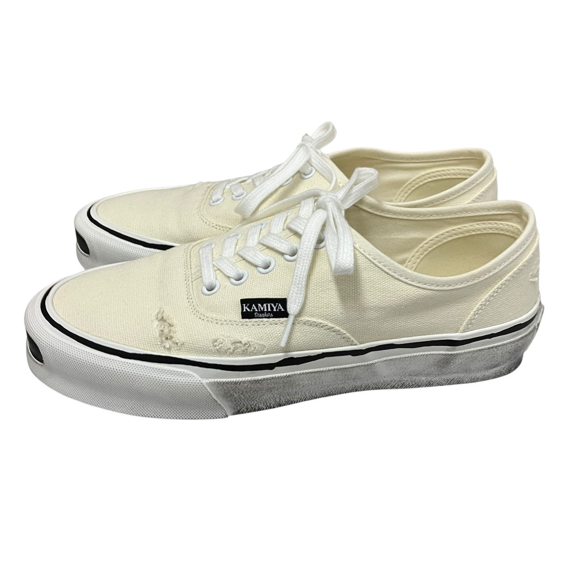 Herc Distressed Vulcanized Sneakerダメージ加工ローカットスニーカーG13FW702