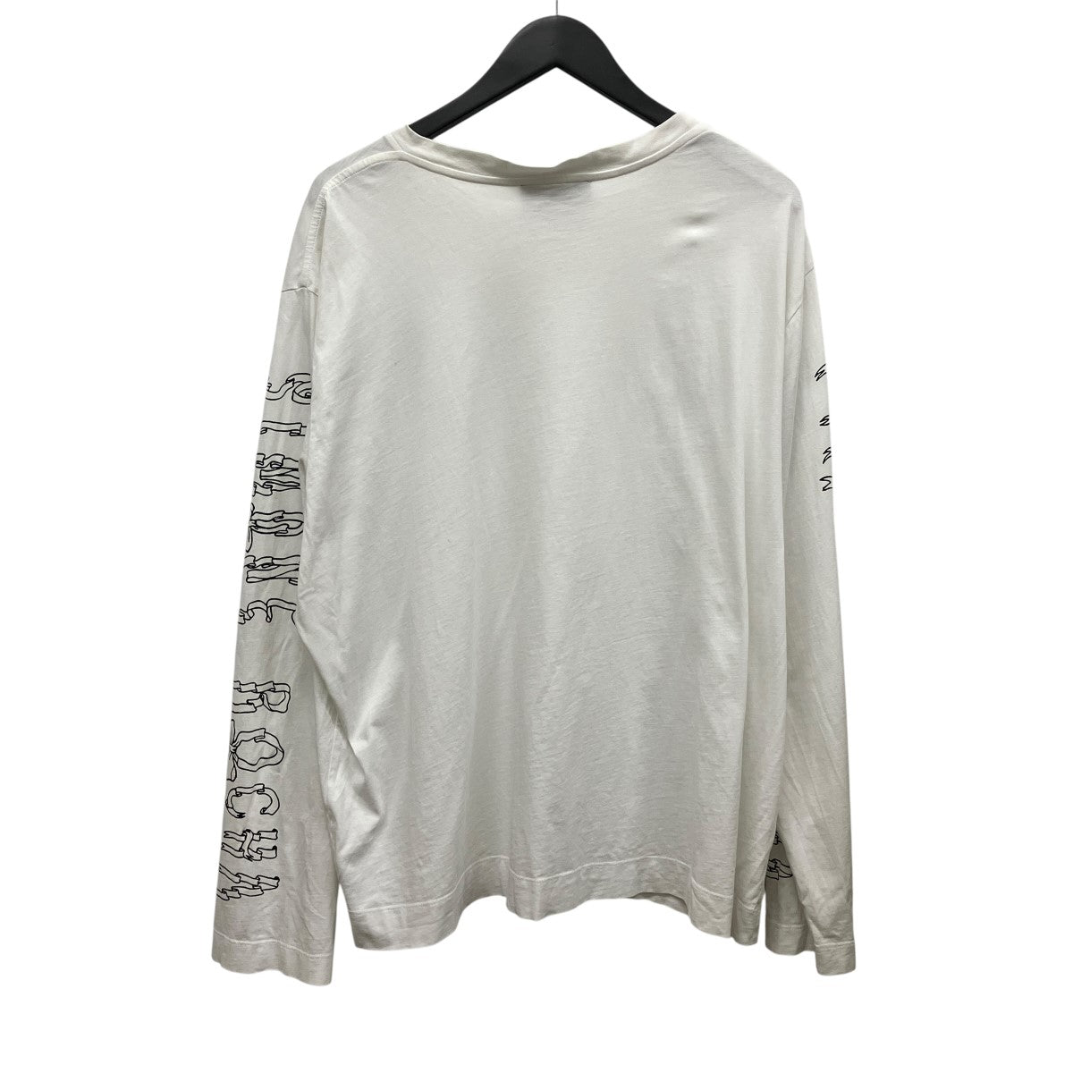 Simone Rocha(シモーネ ロシャ) LONG SLEEVE T-SHIRT W RIBBON LOGO P