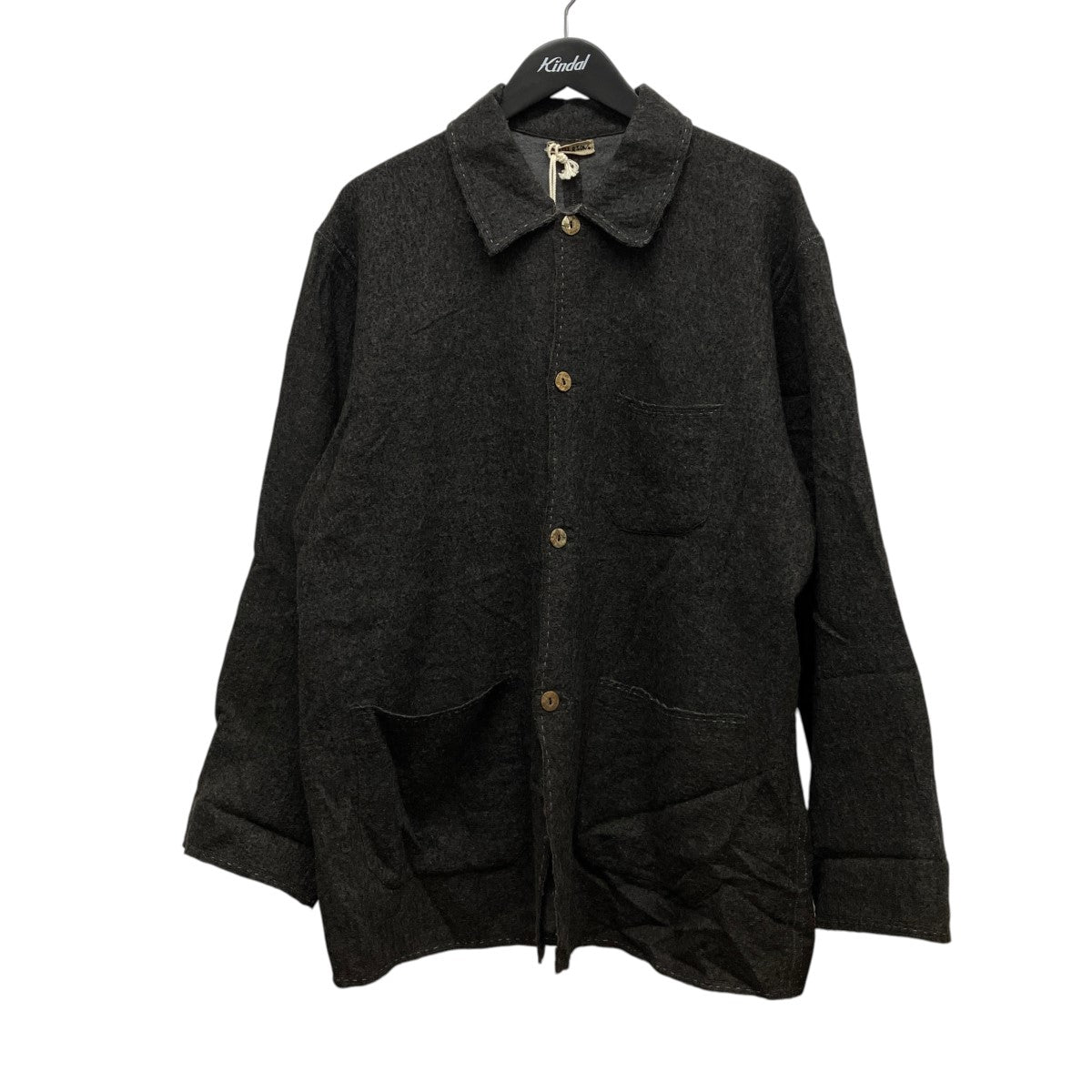 MAATEE＆SONS GUPTA WOOL W FACE COVERALLウールシャツジャケットMT5303-0606 古着・中古-1枚目のアイテム画像
