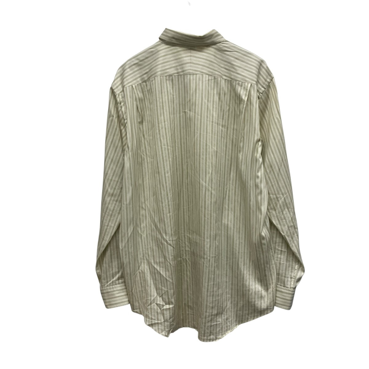26SSCOTTON SILK STRIPE SHIRTストライプ長袖シャツA26SS01CS