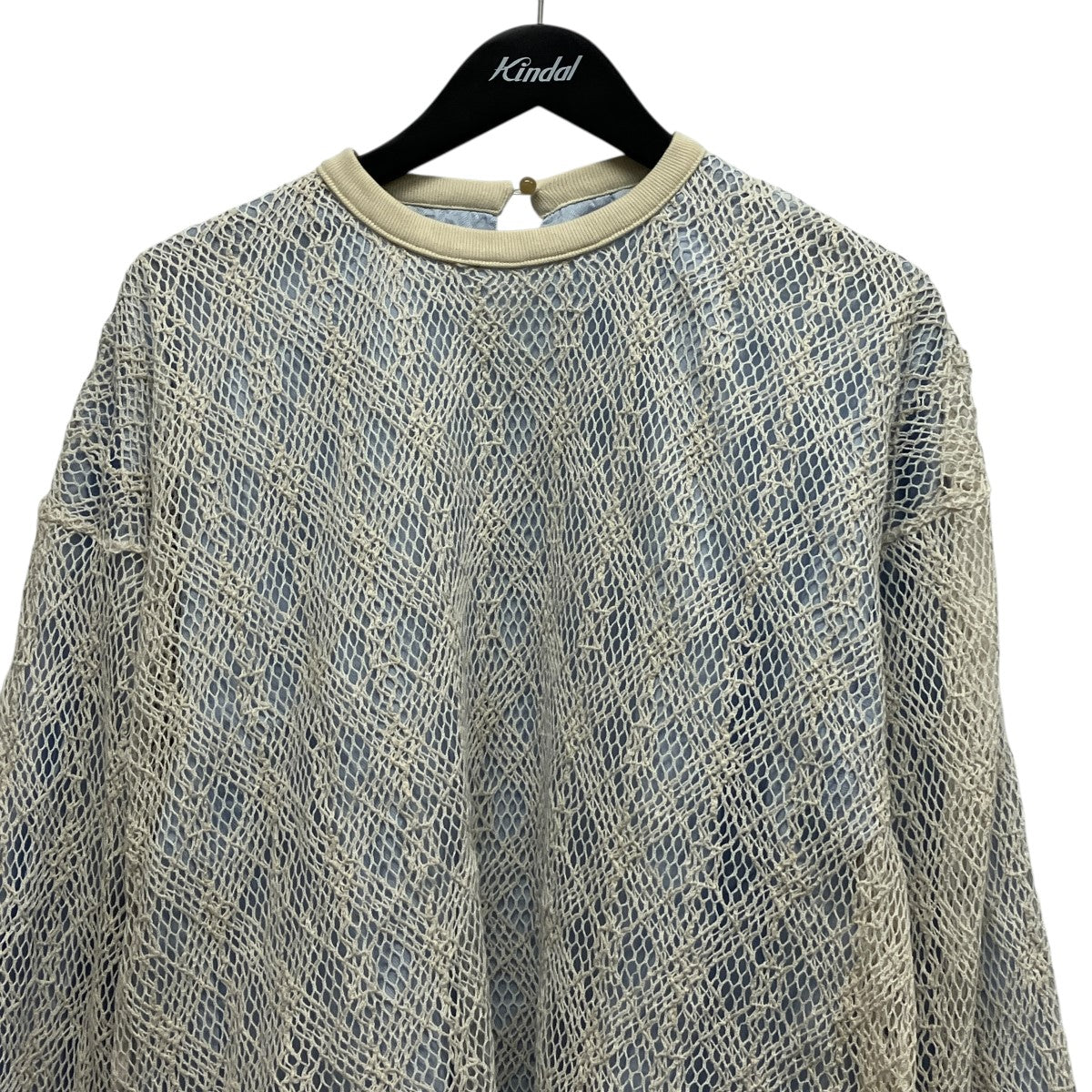 SPIDERWEB REVERSIBLE TOPリバーシブルレイヤードメッシュブラウスMLS26217