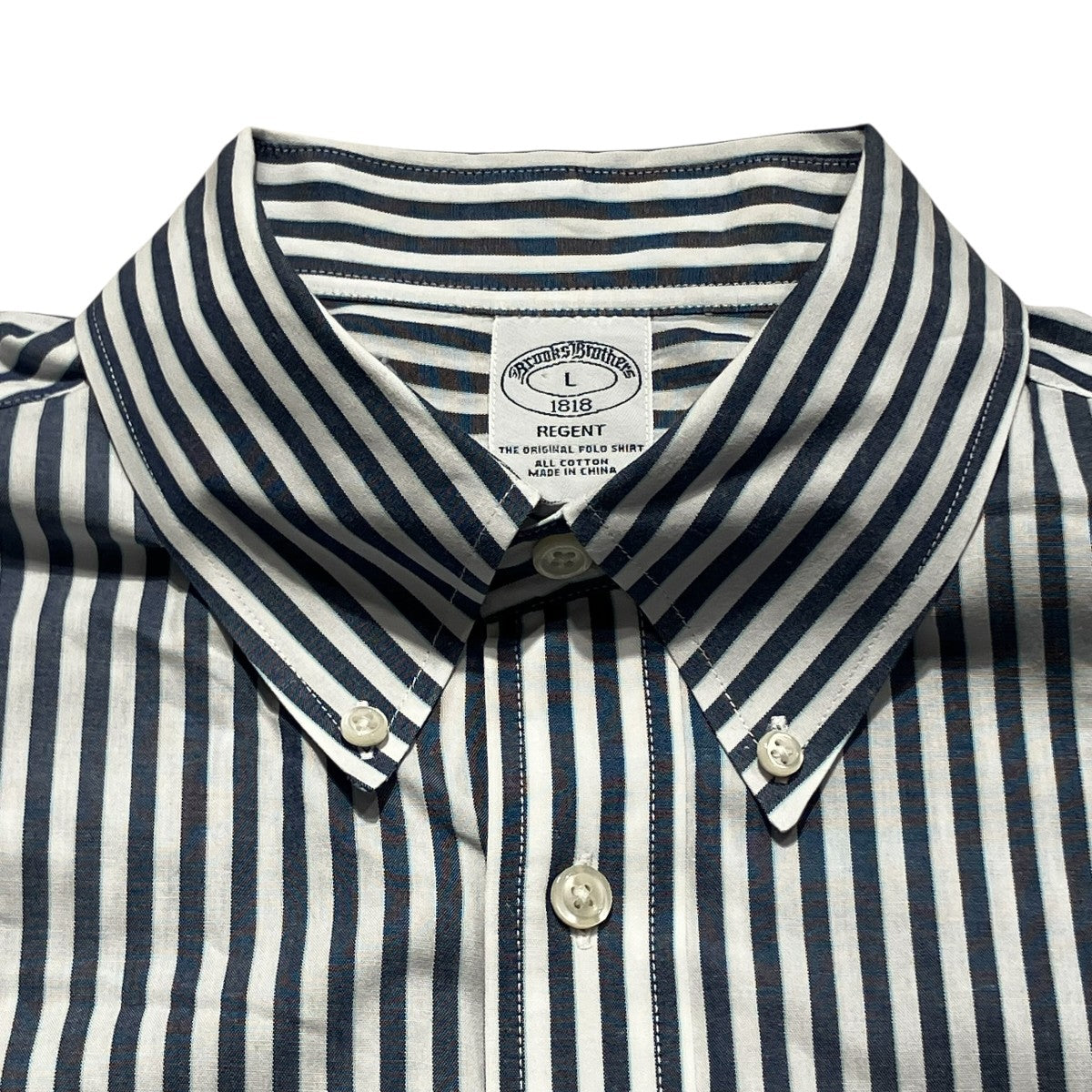 BROOKS BROTHERS ストライプシャツ 古着・中古-5枚目のアイテム画像
