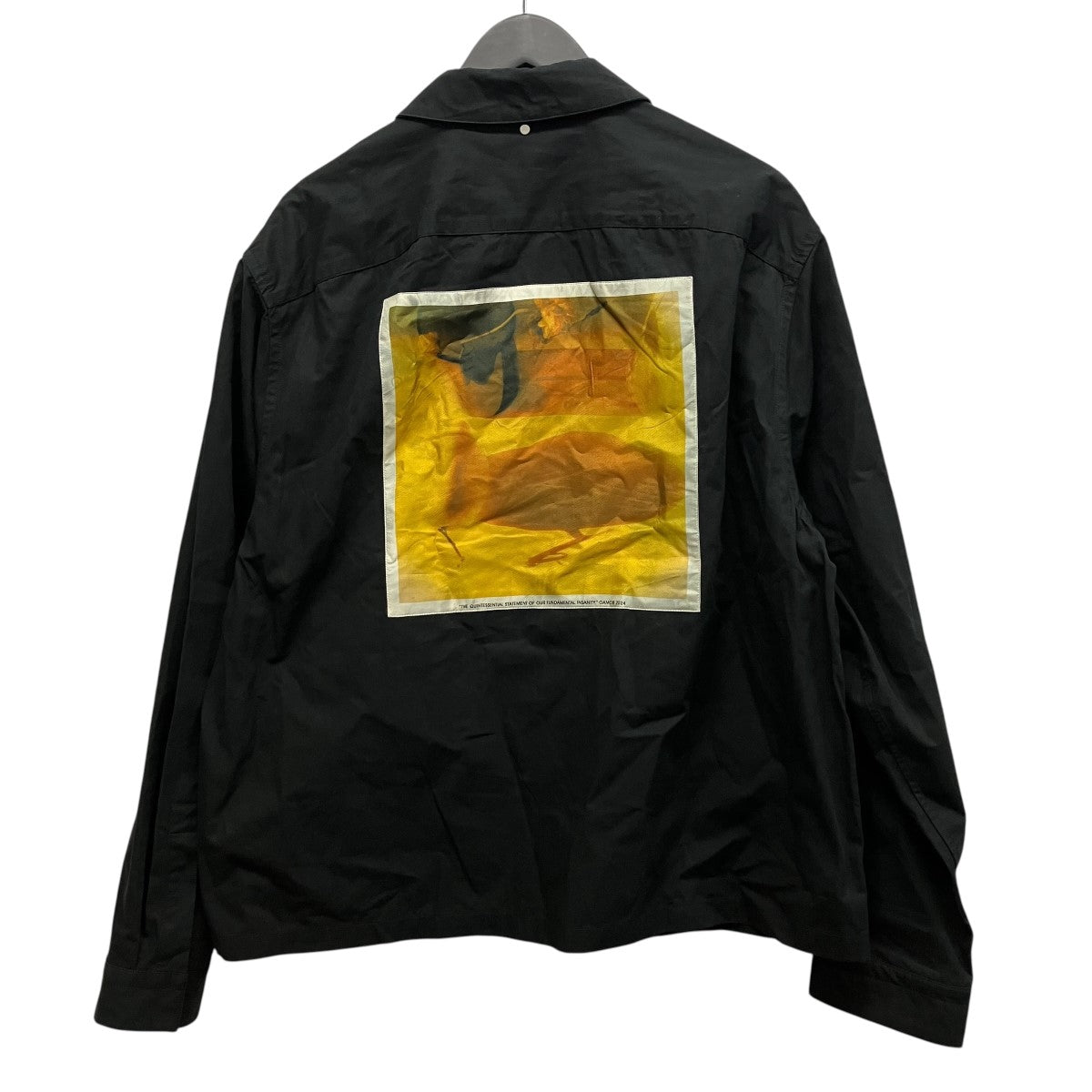 24SSSYSTEM SHIRTロゴ刺しゅう長袖シャツジャケット24E28OAU93