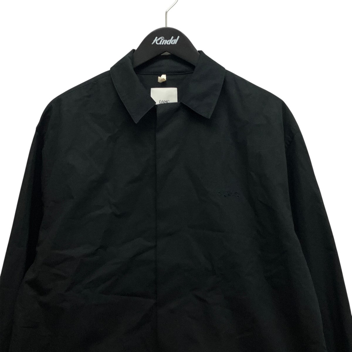 24SSSYSTEM SHIRTロゴ刺しゅう長袖シャツジャケット24E28OAU93