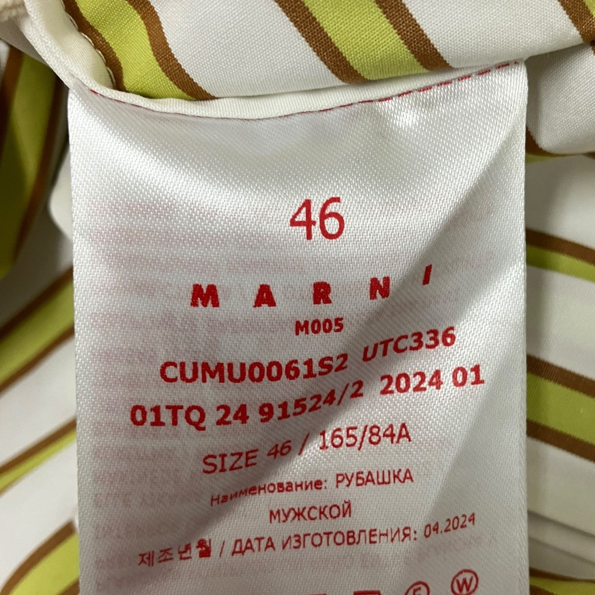 24SSストライプシャツCUMU0061S2